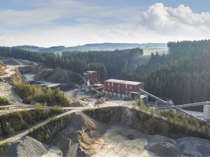 Schotter- und Asphaltmischwerk Böhmischbruck